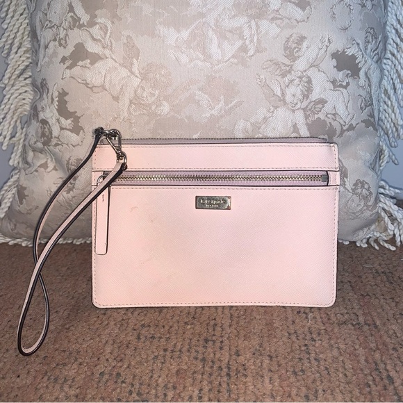 Kate Spade Blush Pink Wristlet - Picture 1 of 12